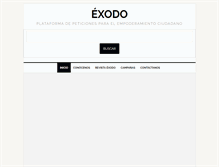 Tablet Screenshot of exodo.org